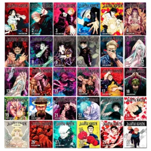 Jujutsu Kaisen Manga Collection Volumes 1–30 – 30 Paperback Books