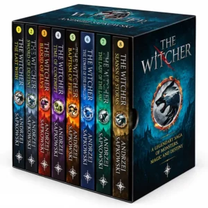 The Witcher Boxed Set 8 Paperback Books by Andrzej Sapkowski